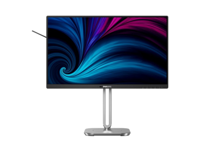 Монитор 23,8" Philips 24B2U4301 1920x1080 WLED 16:9 IPS 300cd, 1500:1, 4ms, 50M:1, 178°/178°, HDMI, DP, USB Hub: 3xUSB3.2, USB-C(100W), RJ45, Speak, 120Hz, Tilt, Height, Swivel, Pivot, Int, VESA, Charcoal, 3y, 24B2U4301/01