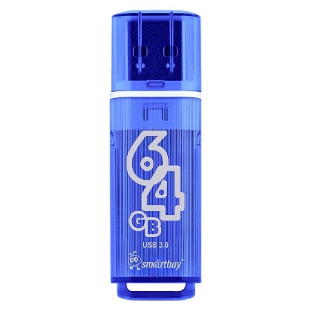 Smartbuy USB Drive 64GB Glossy Тёмно-Синий USB 3.0/3.1  (SB64GBGS-DB)