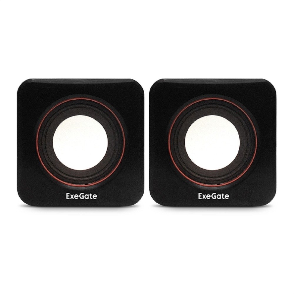 Exegate EX287050RUS Акустическая система 2.0 ExeGate Disco 160 (питание USB, 2х3Вт (6Вт RMS), 100-20000Гц, черный)