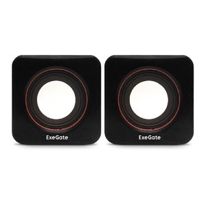 Exegate EX287050RUS Акустическая система 2.0 ExeGate Disco 160 (питание USB, 2х3Вт (6Вт RMS), 100-20000Гц, черный)