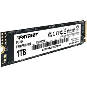 SSD Patriot PCIe 3.0 x4 1TB P320P1TBM28 P320 M.2 2280