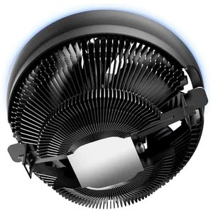 PCCooler E126MB Кулер S775/115X/AM2/2+/AM3/3+/AM4/FM1/FM2/2+ (TDP 92W, вент-р 120мм с PWM, Blue LED FAN, 1000-1800RPM, 26.5dBa) Retail Color Box {48} (111313)