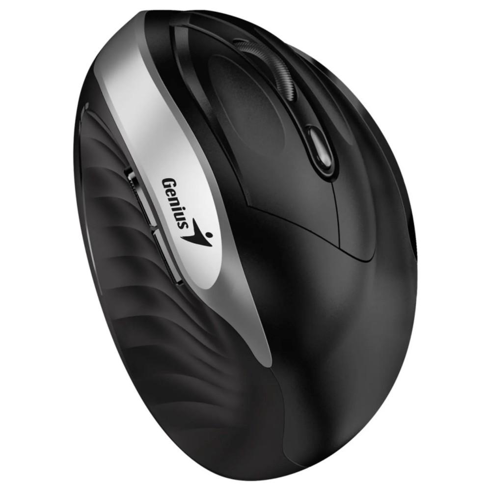Мышь беспроводная Genius Ergo 8250S Silver Grey/Black Wireless, 31030031401