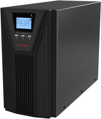 Онлайн ИБП ДКС серии Small Tower, 2000 ВА/1800 Вт, 1/1, 4xSchuko, EPO, USB, RS-232, RJ45, 6x7Ач, SMALLT2A10S