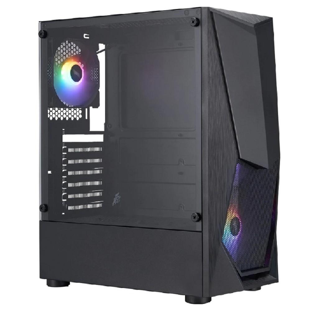 1STPLAYER DK DK-3 Black / ATX / 4x120mm FRGB fans / DK-3-BK-4F1