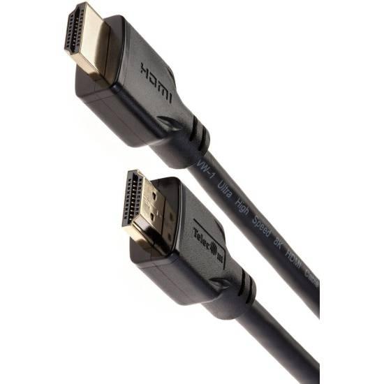 Кабель HDMI 19M/M,ver. 2.1, 8K@60 Hz 1m Telecom <TCG255-1M>  1