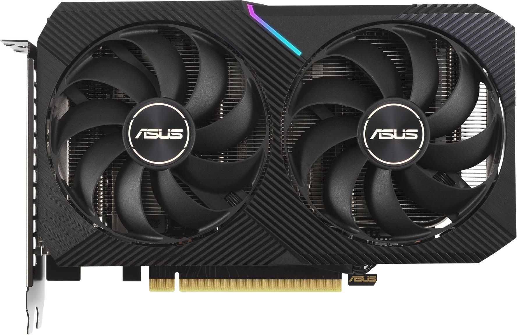 Видеокарта/ VGA ASUS NVIDIA GeForce DUAL-RTX3060-O12G-V2 12GB, GDDR6/192-bit, PCIe 4.0, 1xHDMI 2.1, 3xDP, 2.5-slot  90YV0GB2-M0NA10