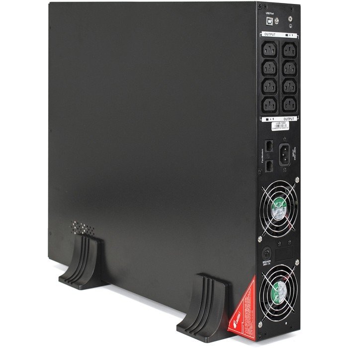 Exegate EP285642RUS ИБП Pure Sine Wave ExeGate SinePower UHB-1000.LCD.AVR.C13.RJ.USB.2U <1000VA/800W, LCD, AVR, 8*IEC-C13, RJ45/11, USB, Rackmount 2U/Tower, Black>