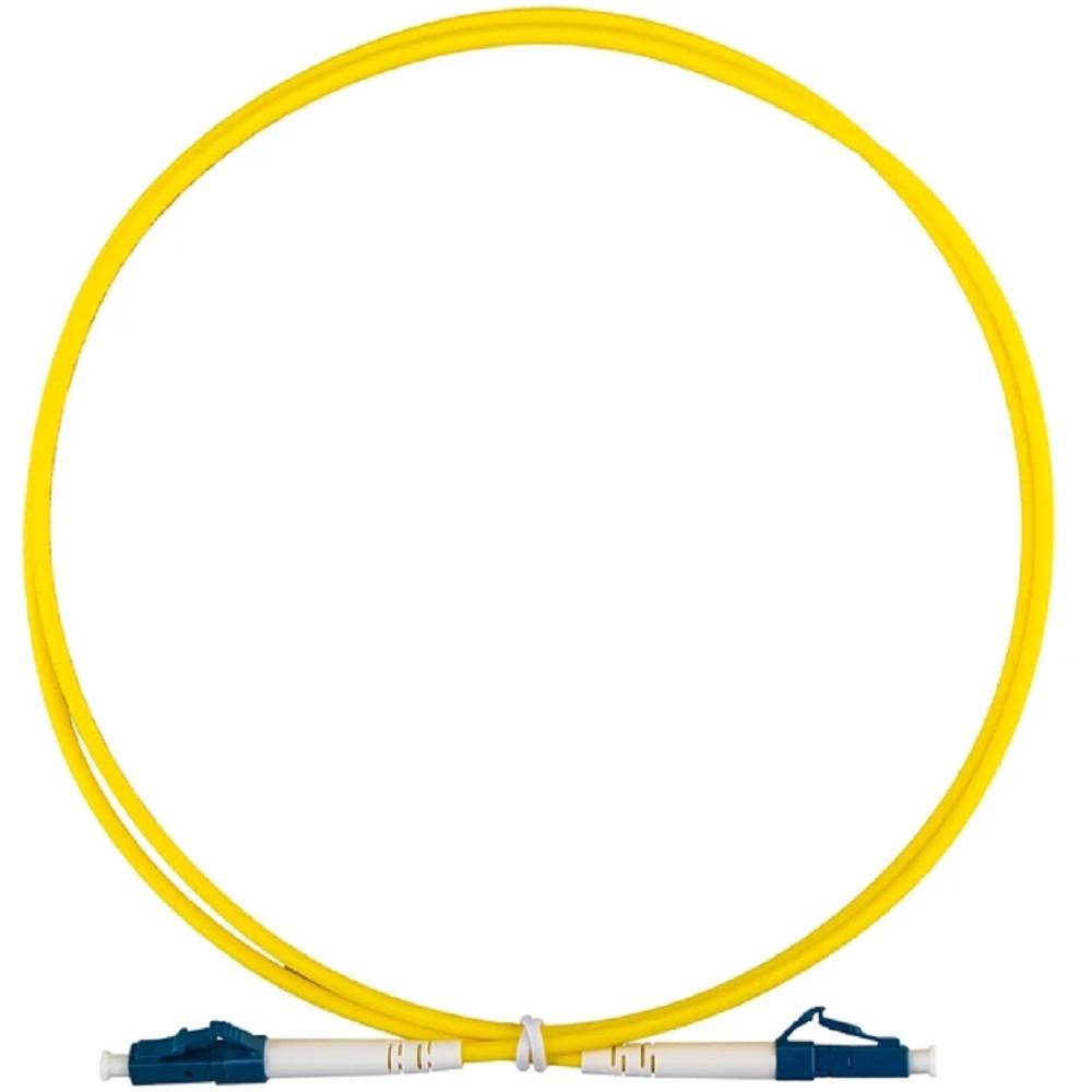 Rexant (50-1111-3) Патч-корд оптический одномодовый (SM) 9/125 OS2 разъемы zip-cord LC/UPC-LC/UPC 3мм Simplex LSZH 3м желтый