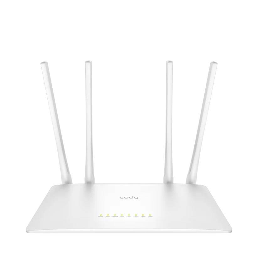Cudy WR300S 1.0 Wi-Fi роутер N300, 2,4 ГГц, до 300 Мбит/с, 5x100 Мбит/с, MIMO 2x2, IPv6, 4 антенны, белый