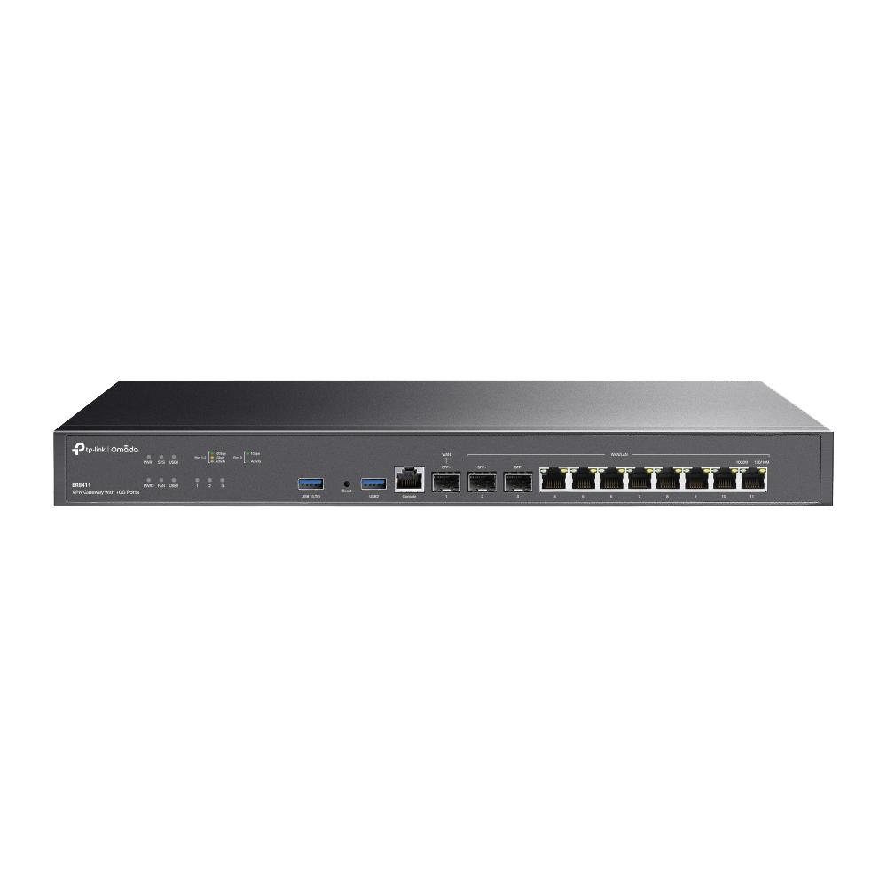 Маршрутизатор/ SafeStream™ Gigabit Multi-WAN VPN Router with 10G ports UK Plug + adapter, ER8411