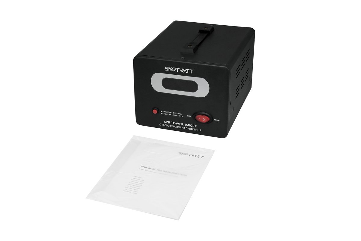 Напольный стабилизатор напряжения SMARTWATT AVR TOWER 1500RF, 4512020370004