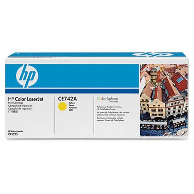 Картридж HP 307A лазерный желтый (7300 стр), CE742A