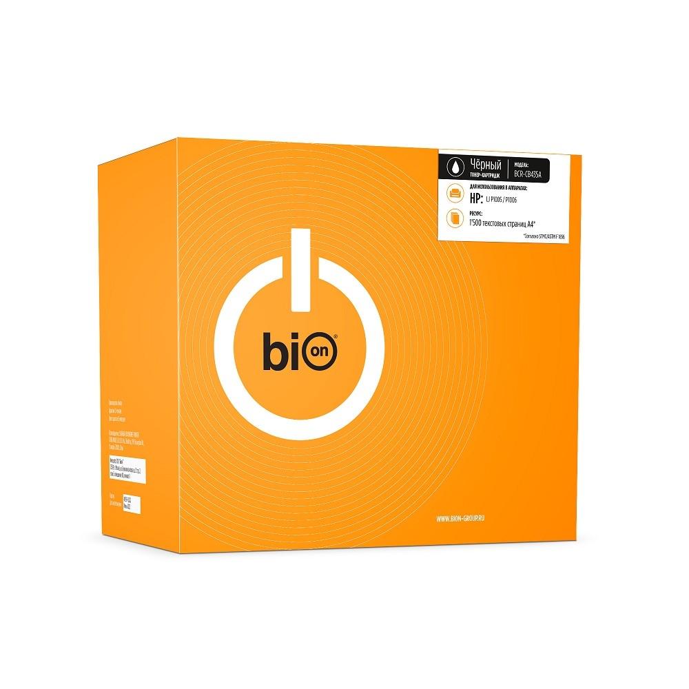 Bion BCR-CB435A Картридж для НР {LaserJet P1005/P1006} (1500  стр.), Черный, с чипом