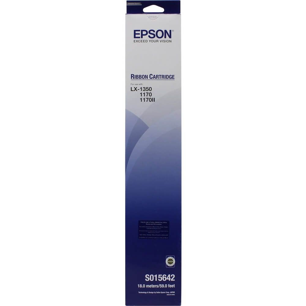 Риббон-картридж EPSON S015642 черный для LX-1350/1170II/1170 (o), C13S015642BA