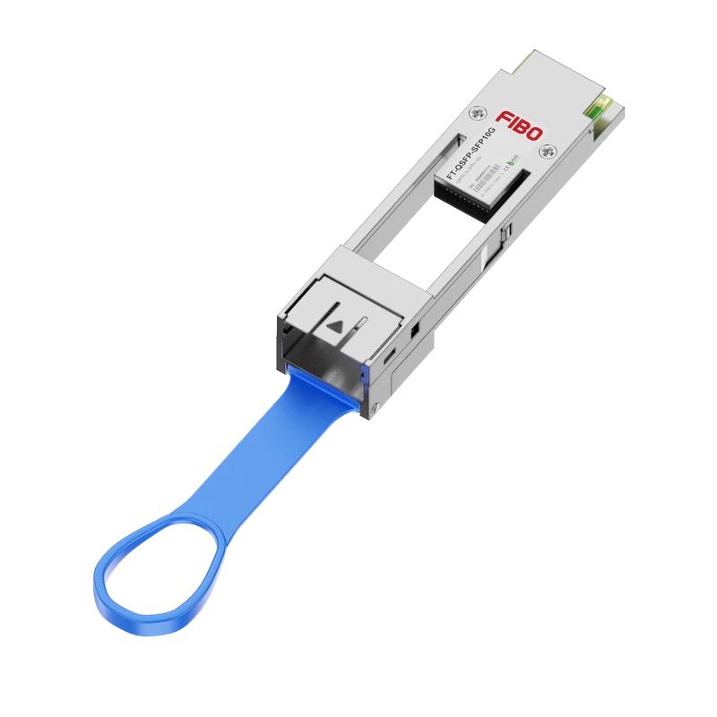 Адаптер/ Переходной адаптер FIBO FT-Q40-SFP+ adapter 40G QSFP to SFP+