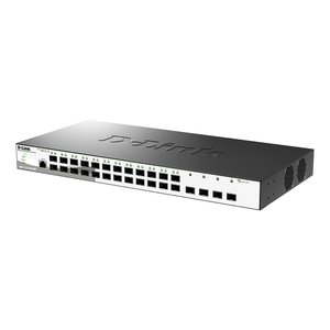 D-Link DGS-1210-28XS/ME/B2A Управляемый L2 коммутатор с 24 портами 100/1000Base-X SFP и 4 портами 10GBase-X SFP+