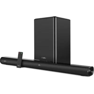 Саундбар SB-2200D, черный (300Вт, DD, BT, HDMI, ПДУ, Optical, USB, дисплей, беспроводной сабвуфер), SV-020811