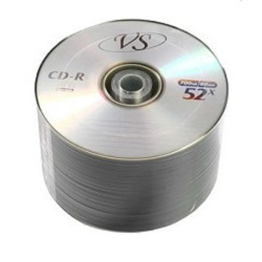 Диски VS CD-R 80 52x Bulk/50 (620137), VSCDRB5003