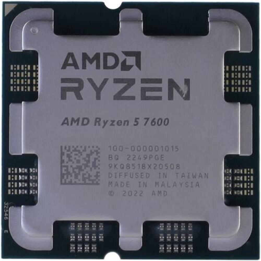 CPU AMD Ryzen 5 7600 OEM (100-000001015) {Raphael, 6C/12T, 3.8/5.1GHz, 32MB, 65W} 