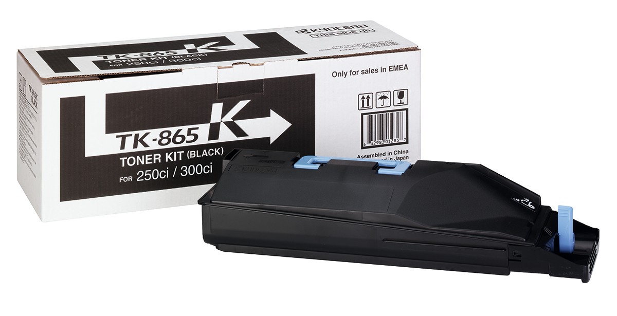 Тонер-картридж TK-865K 20 000 стр. Black для TASKalfa 250ci/300ci, 1T02JZ0EU0