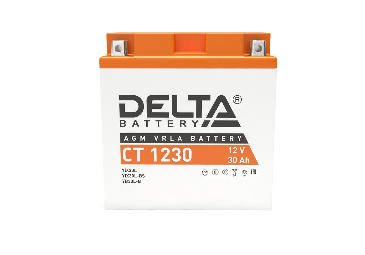 Аккумулятор DELTA BATTERY EPS 1230 обртная полярность 30 Ач, 3401010090007