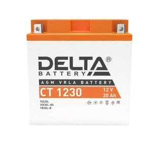 Аккумулятор DELTA BATTERY EPS 1230 обртная полярность 30 Ач, 3401010090007