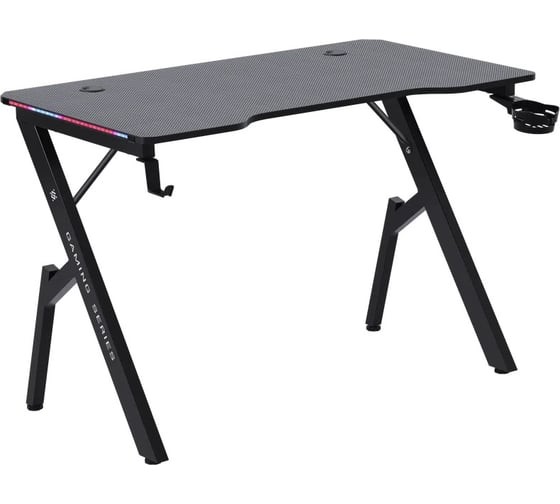 Defender Игровой компьютерный стол Ino подвес кружк+гарн,черн,МДФ,RGB, 64074