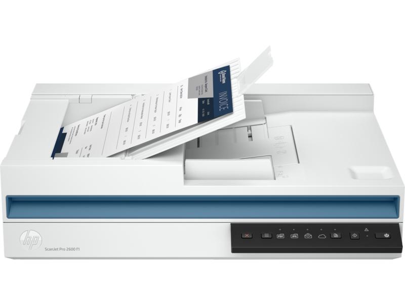 Сканер HP ScanJet Pro 2600 f1 (CIS, A4, 1200dpi, 24 bit, USB 2.0, ADF 60 sheets, Duplex, 25 ppm/50 ipm, replace SJ 2500 (L2747A)), 20G05A#B19