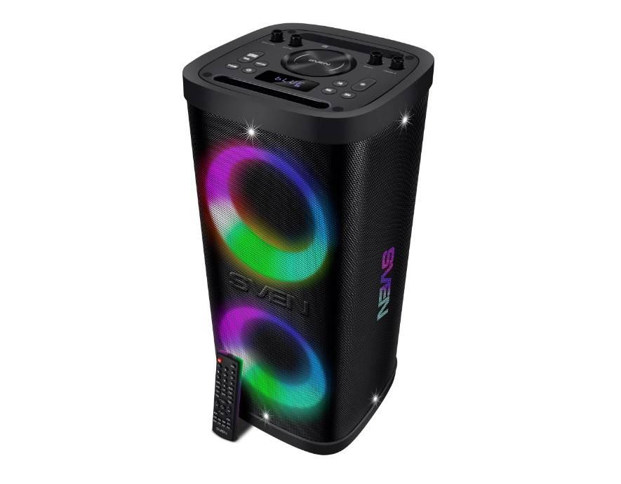 SVEN PS-930, черный (150 Вт, TWS, Bluetooth, FM, USB, microSD, LED-дисплей, 7200мА*ч)  2, SV-022402