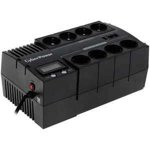 ИБП CyberPower BR1000ELCD {Line-Interactive, 1000VA/600W USB/RJ11/45/USB charger A/С (4+4 EURO), 12В/9 Ач х 1}