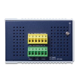 коммутатор/ PLANET IP30 Industrial L2+/L4 8-Port 1000T 802.3at PoE+ 2-port 100/1000X SFP + 2-port 10G SFP+ Full Managed Switch (-40 to 75 C, dual redundant power input on 48~56VDC terminal block, DIDO), IGS-5225-8P2S2X