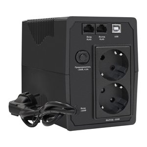 Exegate EP285580RUS ИБП ExeGate SpecialPro Smart LLB-600.LCD.AVR.EURO.RJ.USB <600VA/360W, LCD, AVR, 2 евророзетки, RJ45/11, USB, Black>