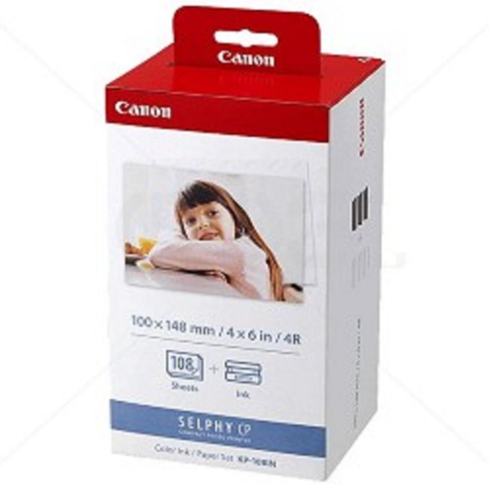 Canon KP-108IN Набор картриджей и бумаги на 108 листов для Canon Selphy CP-100/200/220/300/330/400/500/600/510/710. (Комплект из трёх KP-36IP. 108 стр.), 3115B001