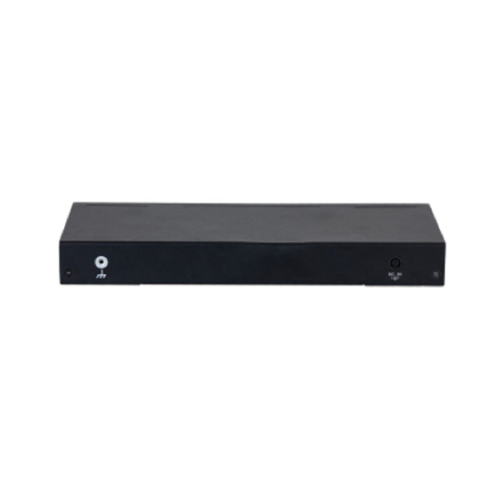DAHUA DH-PFS3110-8ET1GT1GF-96 10-портовый неуправляемый коммутатор с PoE, 8xRJ45 10/100Mb PoE, 1xRJ45 1Gb uplink, 1xSFP 1Gb uplink, суммарно 96Вт, коммутация 5.6 Гбит/с, MAC-таблица 8К, металл
