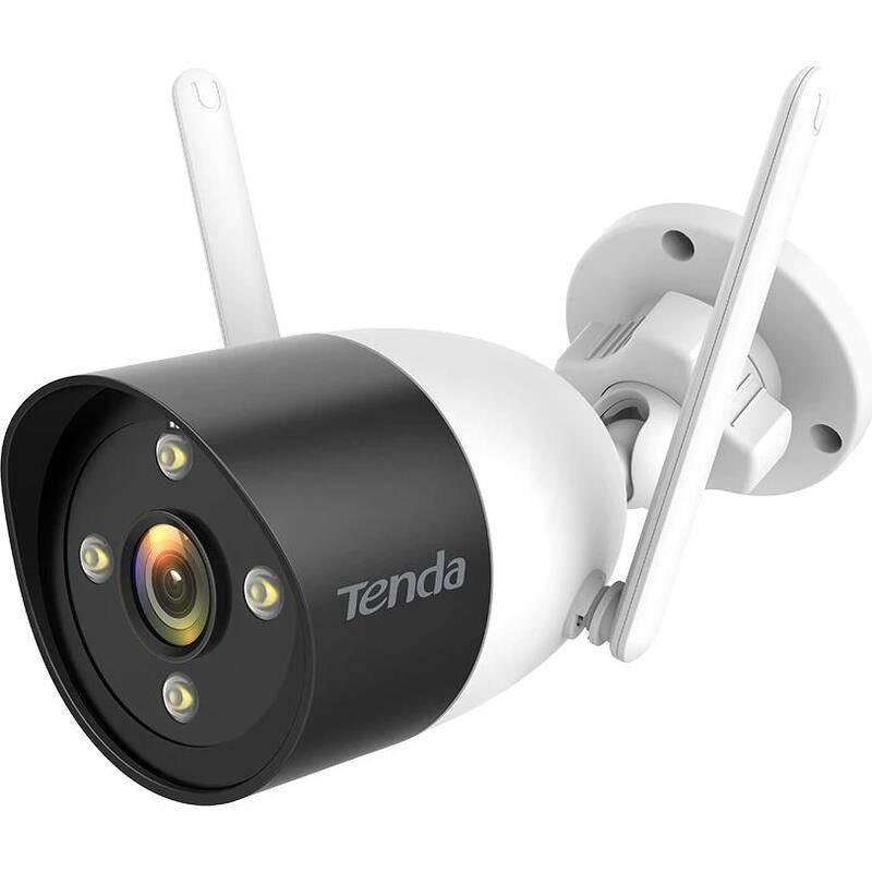 Tenda CT6 Цилиндрическая уличная IP-камера, 2304x1296, 20 кадр./сек, CMOS 3 Мп, Wi-Fi, ночная съемка, датчик движения, CT6-WCA