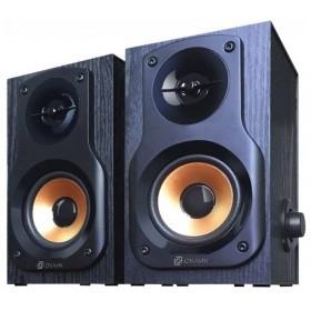 Колонки Oklick OK-162 2.0 черный/темное дерево 8Вт, OK-162 WOOD