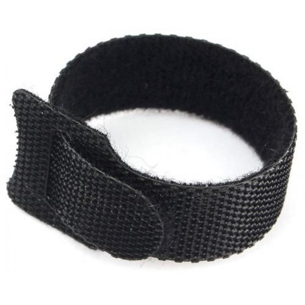 Cablexpert Хомуты-липучки на основе ленты Velcro® VT-145x11BK  145 x 11 мм, черные (12 шт.)