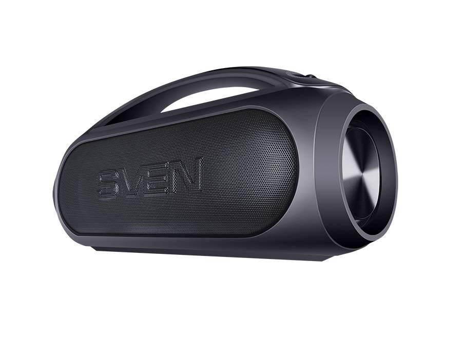 SVEN PS-380, черный (40 Вт, Waterproof (IPx5), TWS, Bluetooth, FM, USB, 3000мА*ч), SV-021290