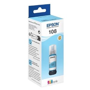 EPSON C13T09C54A  Картридж 108 EcoTank Ink для Epson L8050/L18050, Light Cyan 70ml