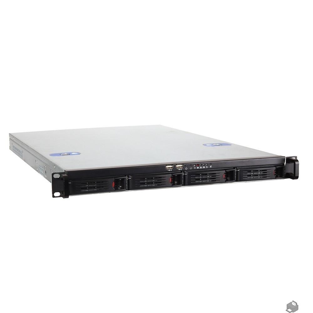 Exegate EX265520RUS Серверный корпус Pro 1U660-HS04 <RM 19",  высота 1U, глубина 660, БП 400ADS, 4xHotSwap, USB>