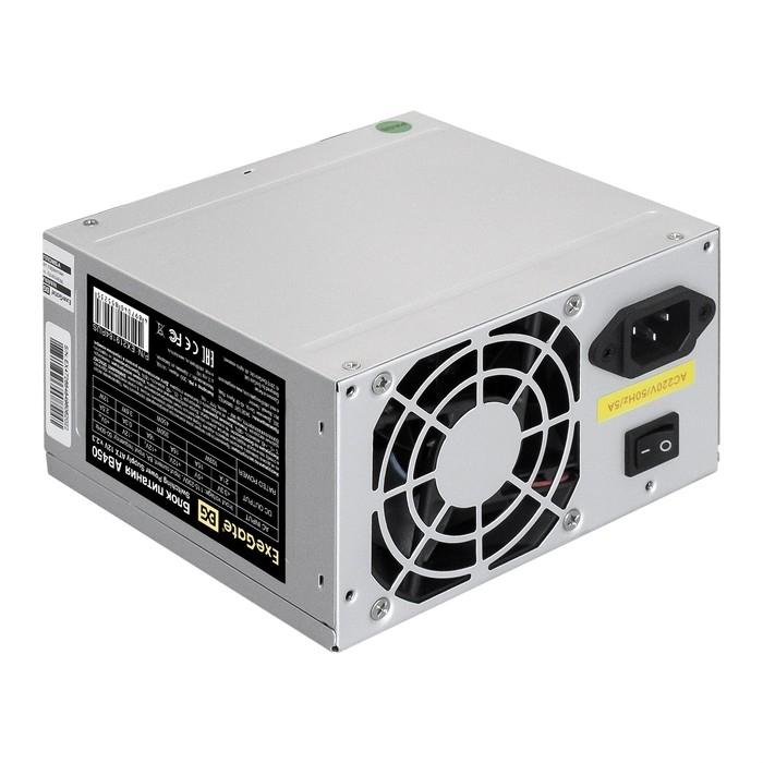 Exegate EX219184RUS-PC Блок питания 450W ExeGate AB450 (ATX, PC, 8cm fan, 24pin, 4pin, 3xSATA, 2xIDE, кабель 220V в комплекте)