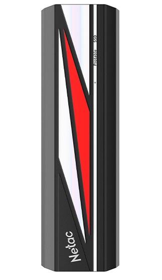 SSD накопитель Netac ZX20L 512GB USB 3.2 Gen 2x2 Type-C External SSD, R/W up to 2000MB/1800MB/s, with USB C to A cable and 20Gbps USB C to C cable, 5Y wty, NT01ZX20L-512G-32BK