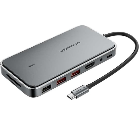 Мультифункциональный хаб Vention USB Type C 9 в 1, TPYBB