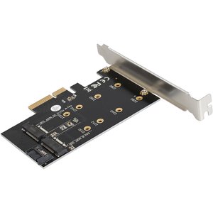 Exegate EX283713RUS Переходник EXE-509 M.2 B key + M.2 M Key -> PCI-Ex4/SATA