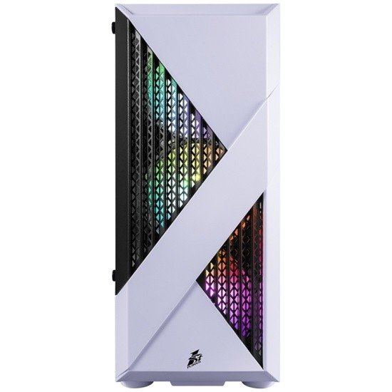 1STPLAYER FIREROSE F3-A White / ATX, TG / 4x120mm LED fans inc. / F3-A-WH-4F1