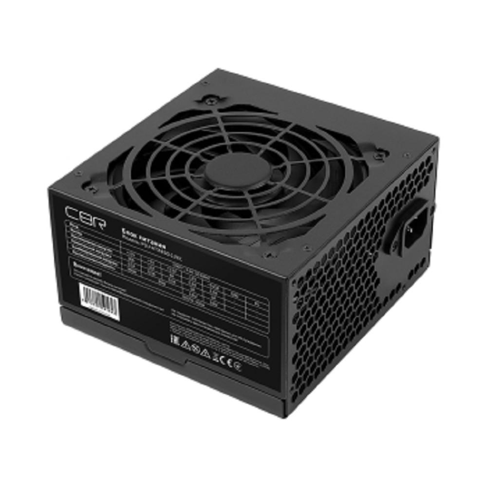Блок питания CBR ATX 450W, 12см fan, 24pin/1*4pin/1*IDE/2*SATA, кабель питания 1.2м, черный [PSU-ATX450-12EC] OEM