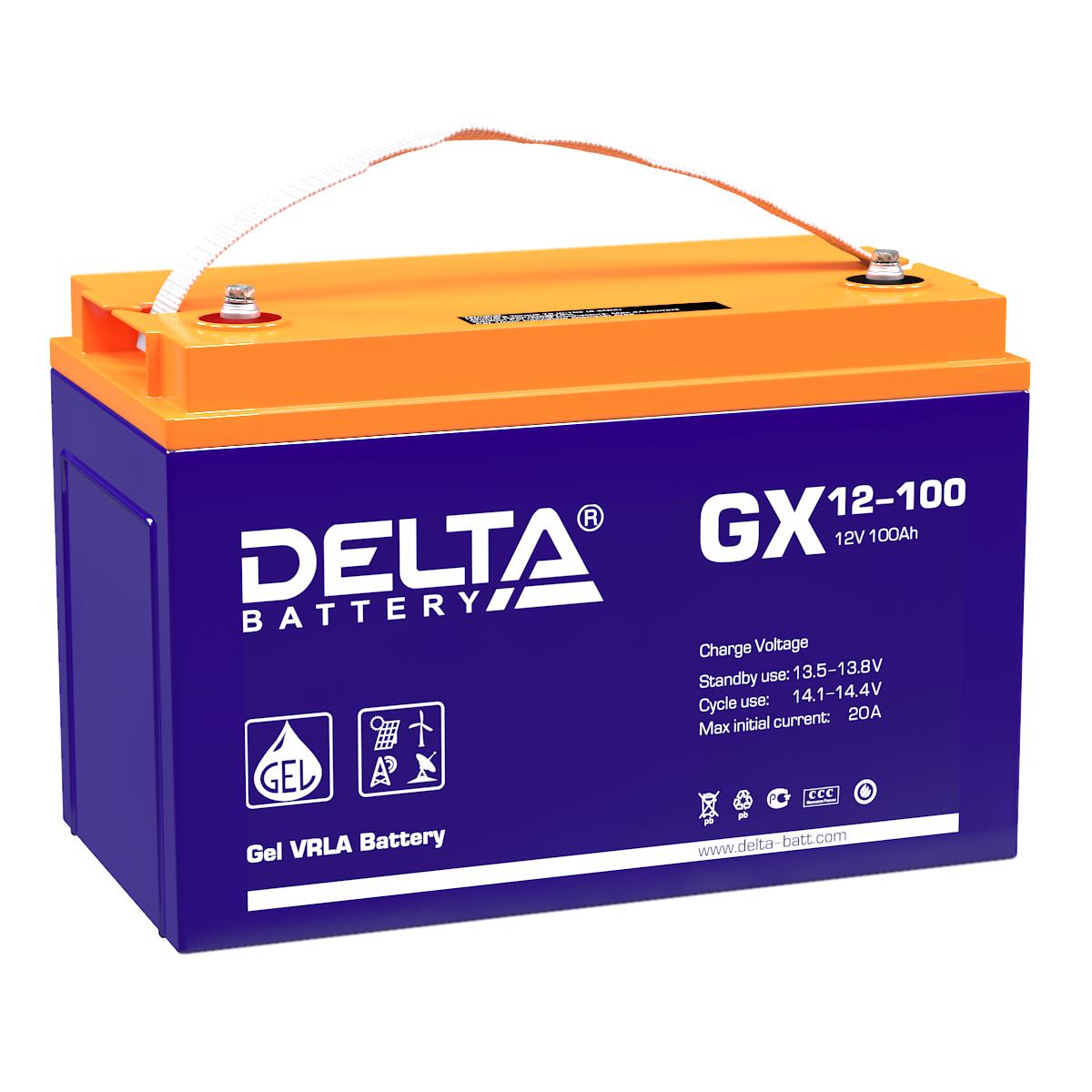Батарея DELTA BATTERY GX 12-100 12V 100Ah X, 4614010170002