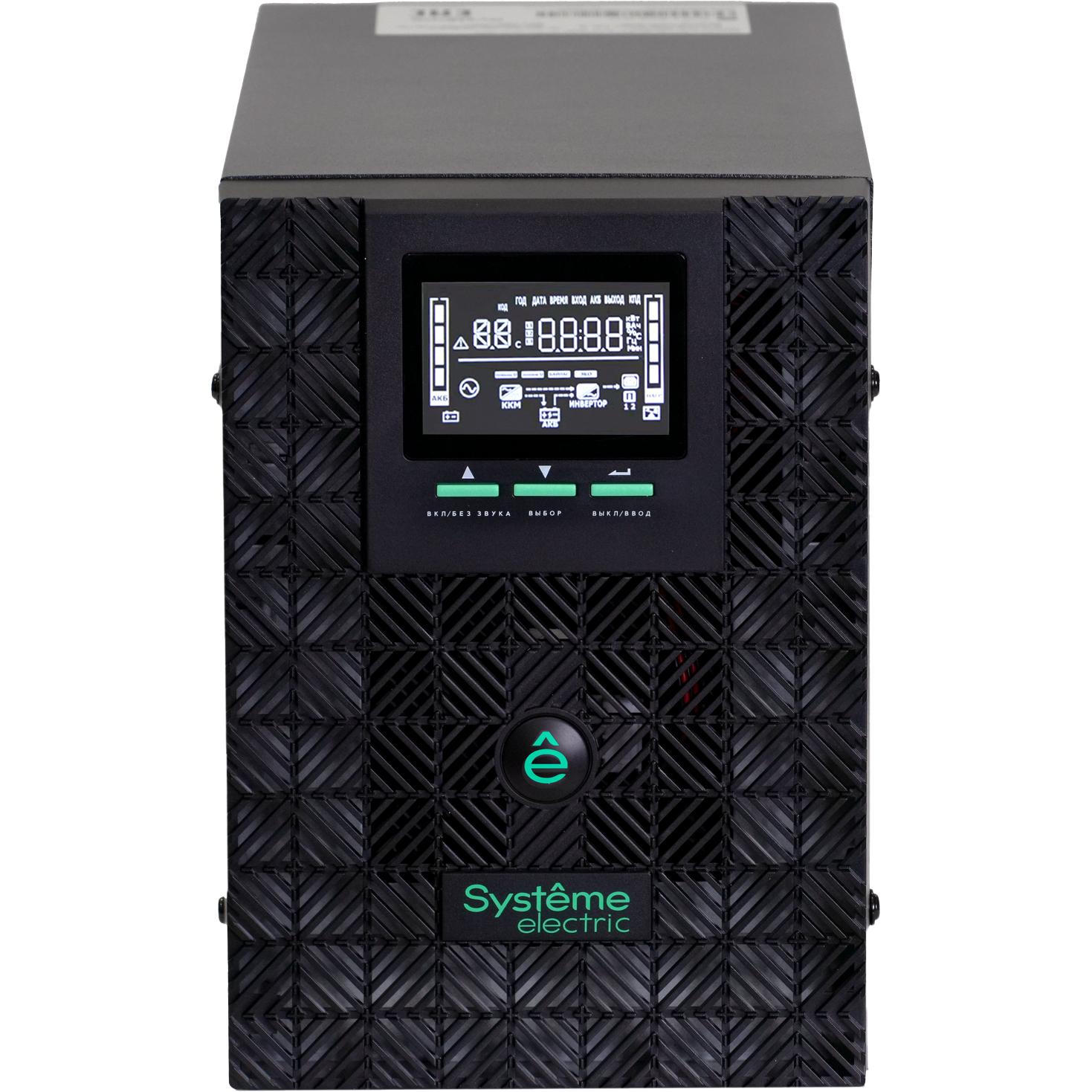 Systeme Electric Smart-Save SMT 2000 ВA, 230 В, 1:1, 3 шт. АКБ, 12В 9Ач, размеры 157,5x453x227,5 мм, SMTSE2000TI