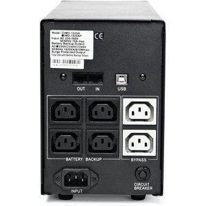 ИБП Powercom IMD-1025AP, LCD, линейно-интерактивный, 1025 ВA, 619 Вт, 4 розетки IEC320 C13 с резервным питанием,  2 розетки IEC320 C13 с фильтрацией, USB, защита RJ45/RJ11, ШхГхВ 130х382х192мм, 13.4 кг/ UPS Powercom IMD-1025AP, LCD, Line Interactive, 1025VA, 619W, 4 x IEC320 C13 Redundant, 2 x IEC320 C13 Filtered, USB, RJ45/RJ11 Protection, WxDxH 130x382x192mm, 13.4kg